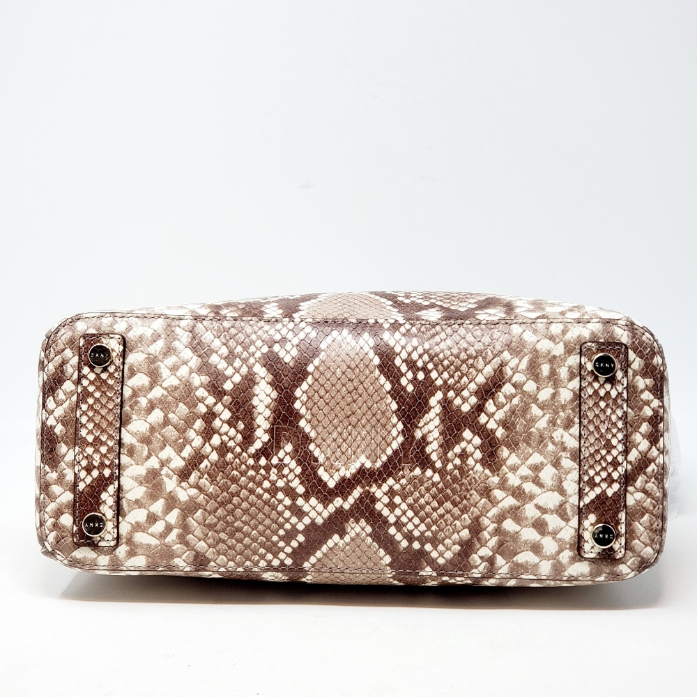 DKNY Paige Faux Snake Satchel - Picture 8 of 13